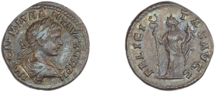 RIC IV Caracalla 339b, реверс, bm