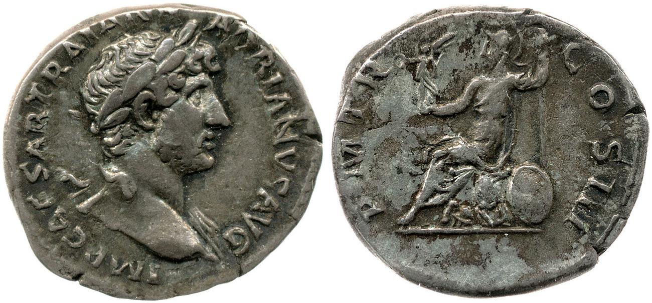 RIC II, Part 3 (second edition) Hadrian 541, аверс, bm