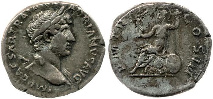 RIC II, Part 3 (second edition) Hadrian 541, реверс, bm