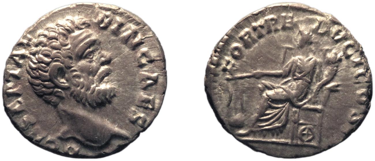 RIC IV Clodius Albinus 5C, аверс, Британский музей