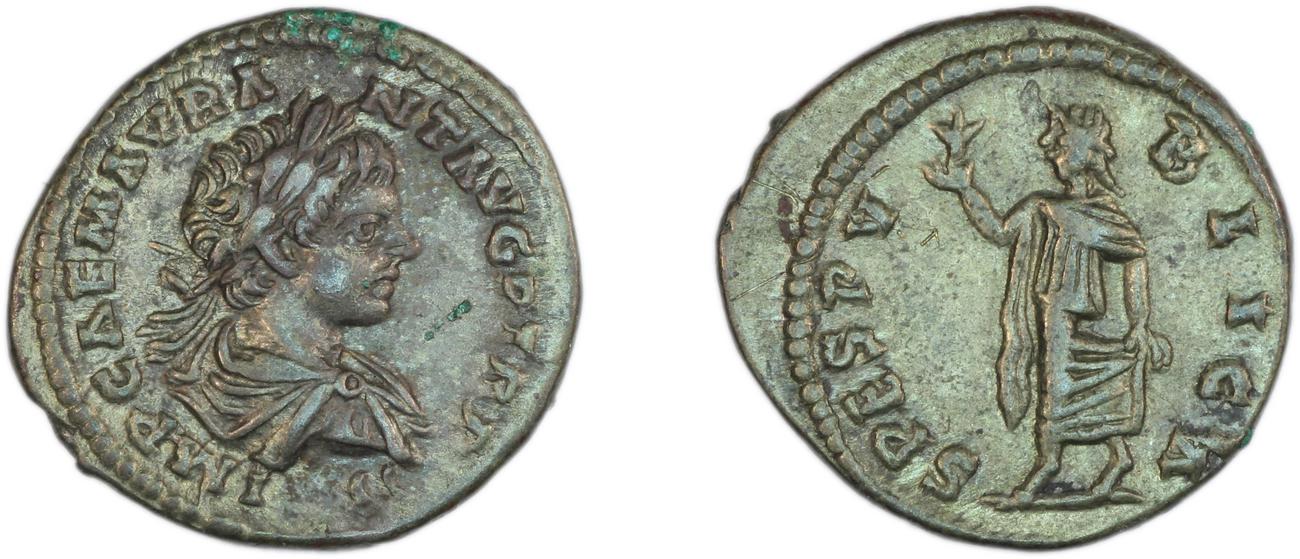RIC IV Caracalla 341b, аверс, bm