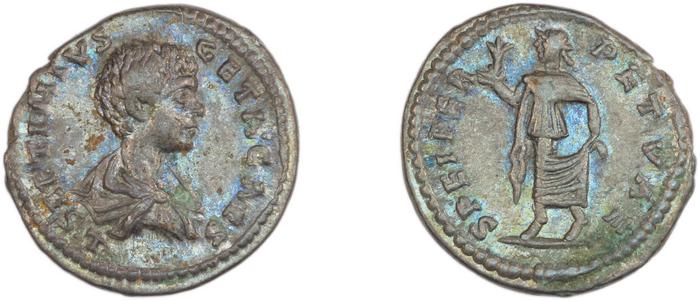 RIC IV Geta 96, реверс, bm