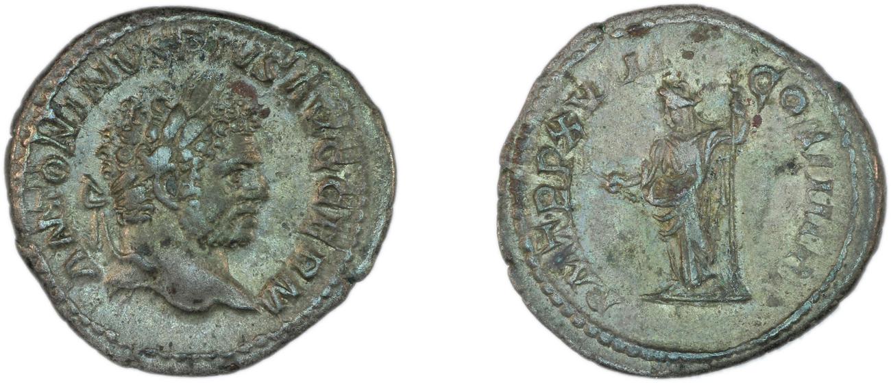 RIC IV Caracalla 268, аверс, Британский музей