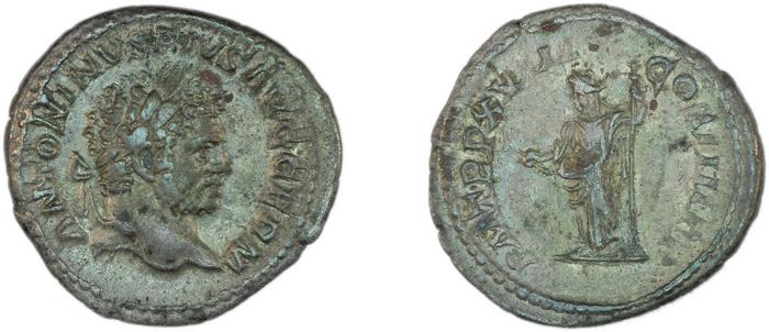 RIC IV Caracalla 268, реверс, Британский музей