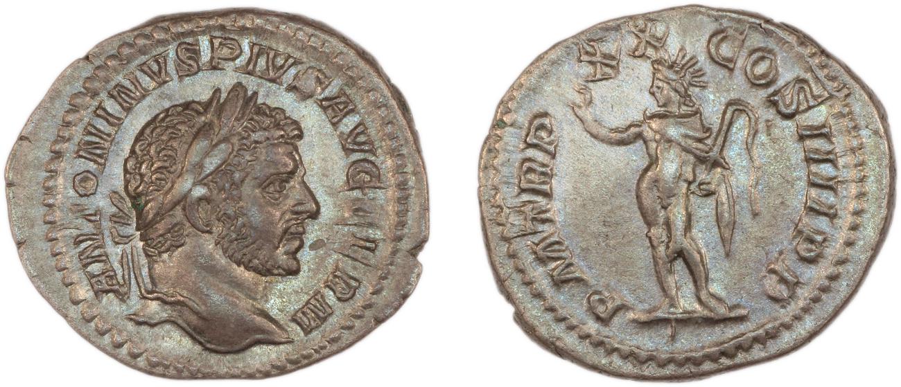 RIC IV Caracalla 293D, аверс, Британский музей