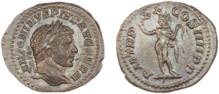 RIC IV Caracalla 293D, реверс, Британский музей