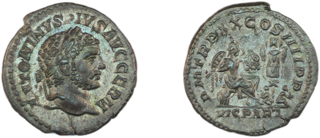 RIC IV Caracalla 297E, аверс, Британский музей