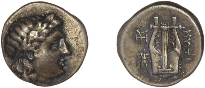 Mytilene Babelon 1910 2243-50, реверс, bm