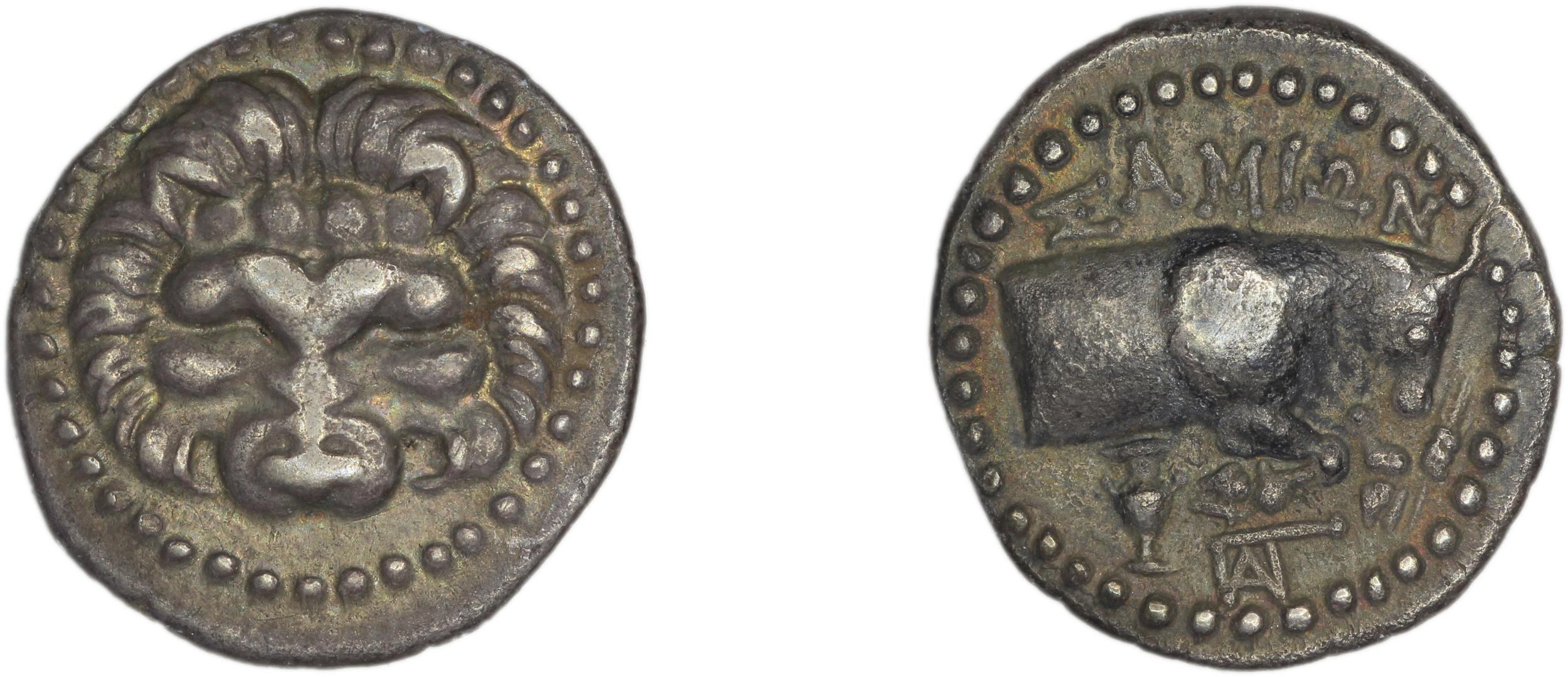 Samos Barron 1966 Last silver tetrobols, аверс, bm
