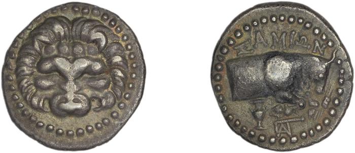 Samos Barron 1966 Last silver tetrobols, реверс, bm