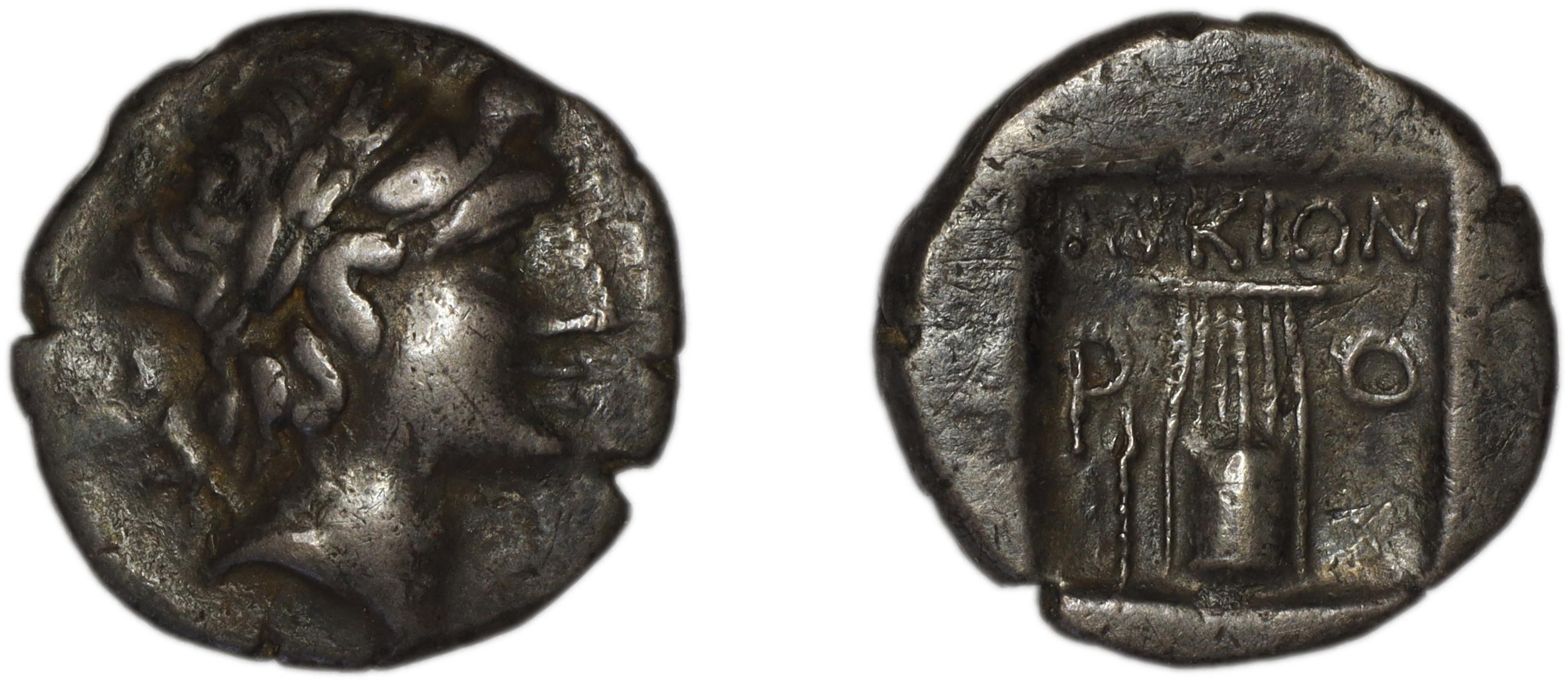 Lycian League Rhodiapolis Troxell 1982 2.40, аверс, bm