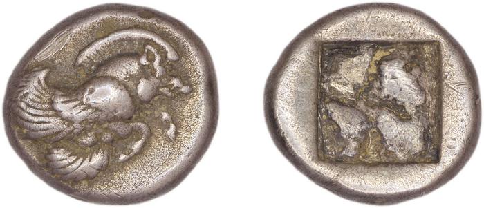 реверс Clazomenae Dengate 1967 IC drachms