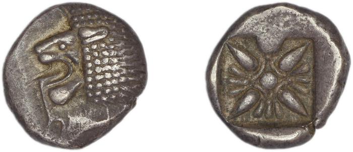 Miletus Babelon 1907 429, реверс, bm