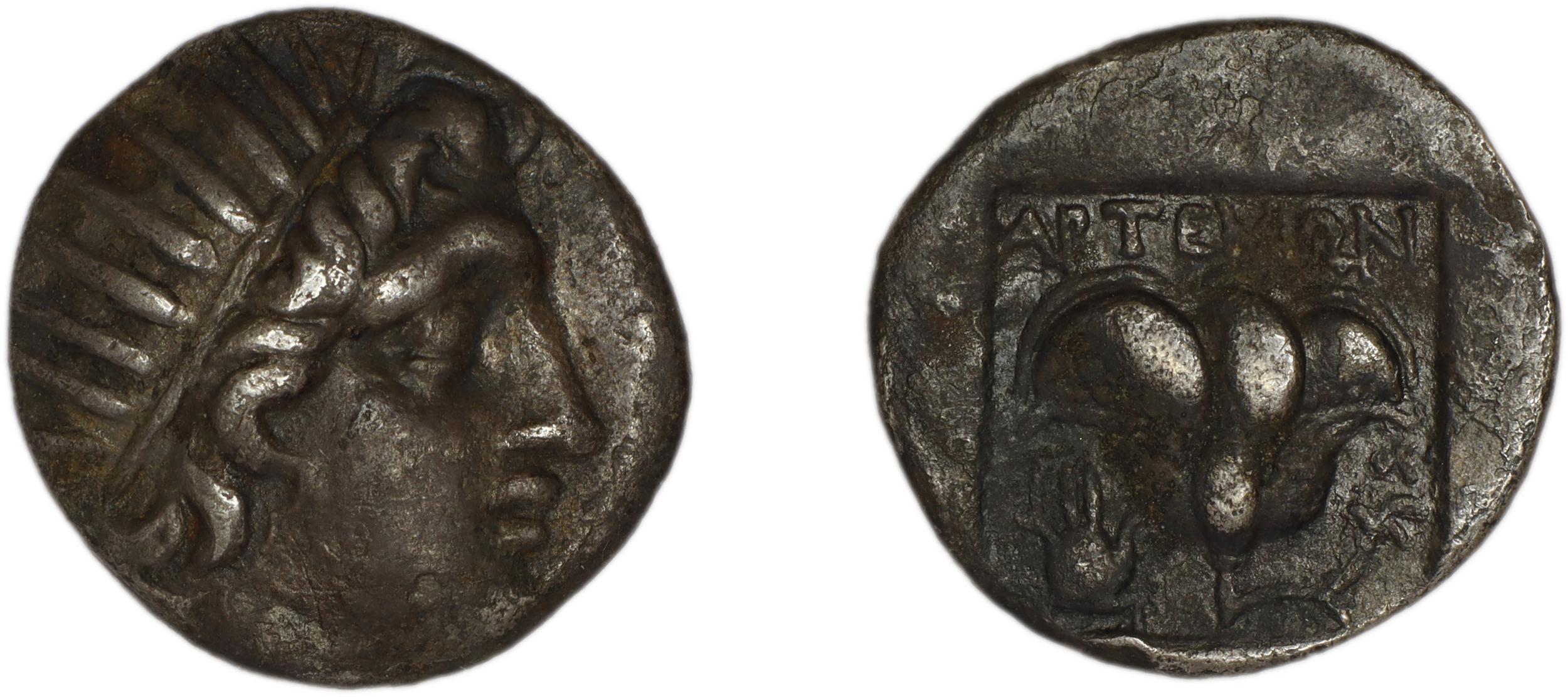 Rhodes Jenkins 1989 Group B drachms, аверс, bm