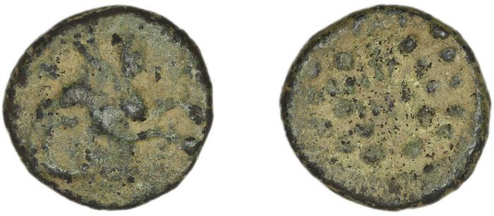 Teos Kinns 1980 Period I.2, AE 9, реверс, Британский музей