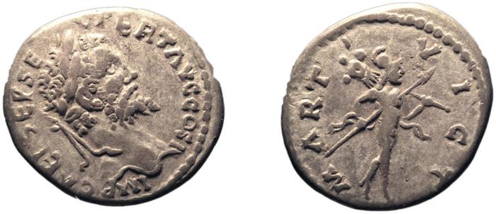 RIC IV Septimius Severus 405, реверс, bm