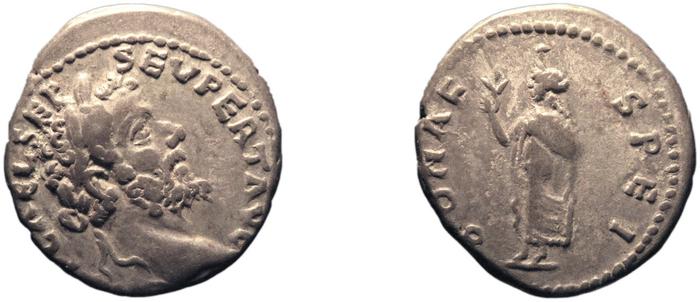 RIC IV Septimius Severus 351A, реверс, bm