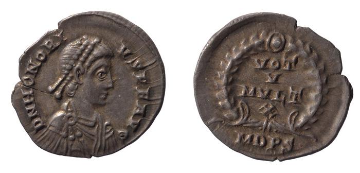RIC IX Mediolanum 27B, реверс, Британский музей