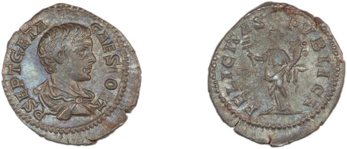 RIC IV Geta 9A, реверс, bm