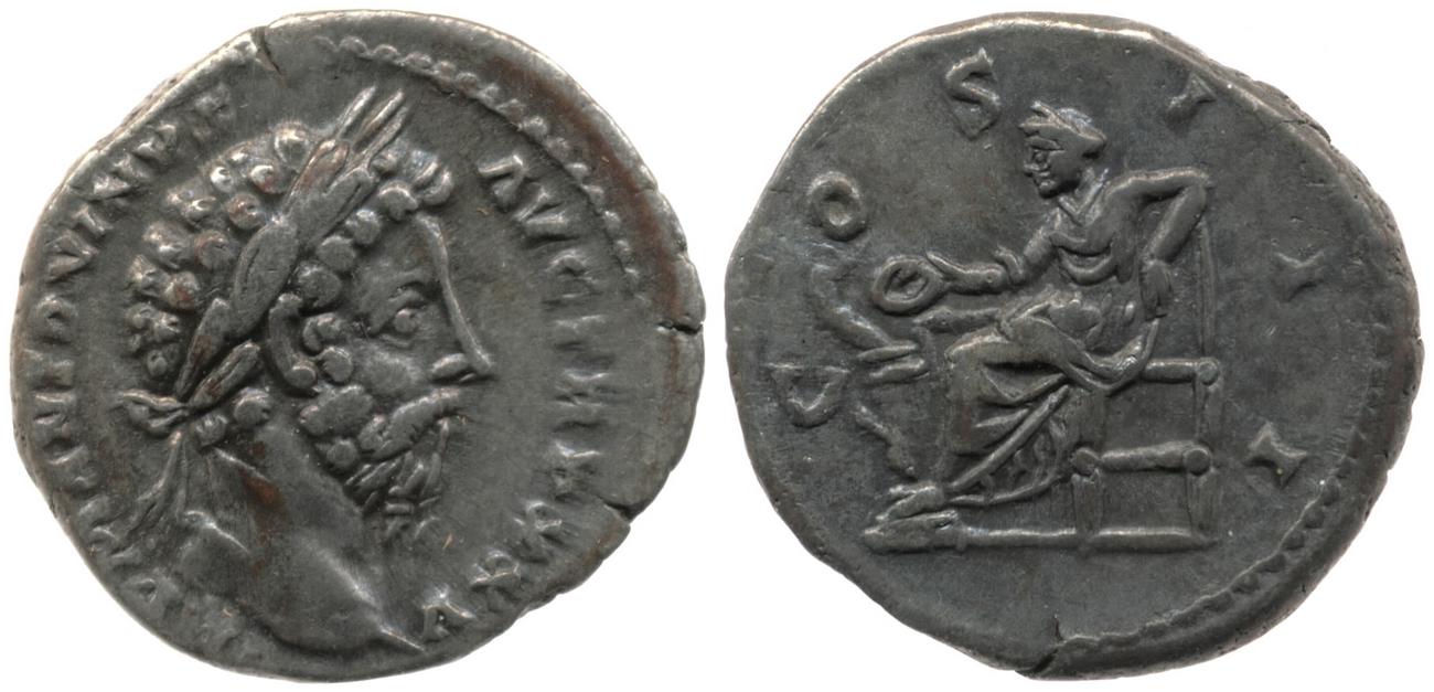 аверс RIC III Marcus Aurelius 235