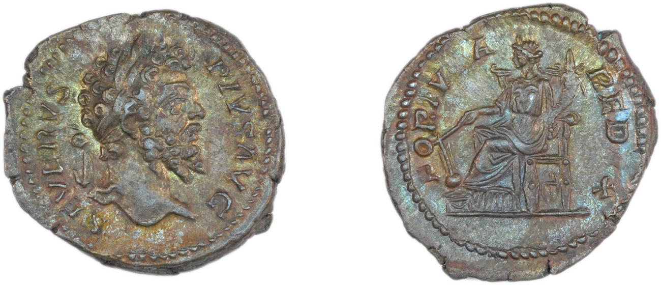 RIC IV Septimius Severus 264A, аверс, Британский музей