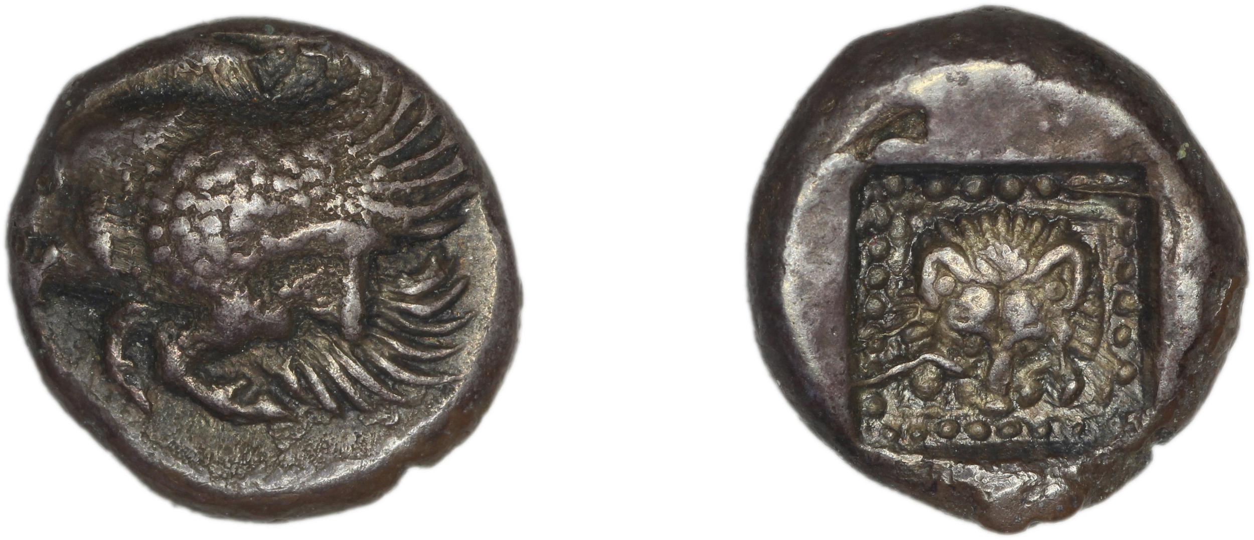 Samos Barron 1966 Lyd-Mil drachms, аверс, bm