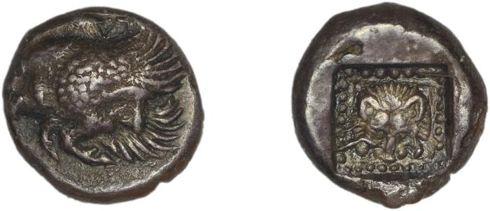 Samos Barron 1966 Lyd-Mil drachms, реверс, bm