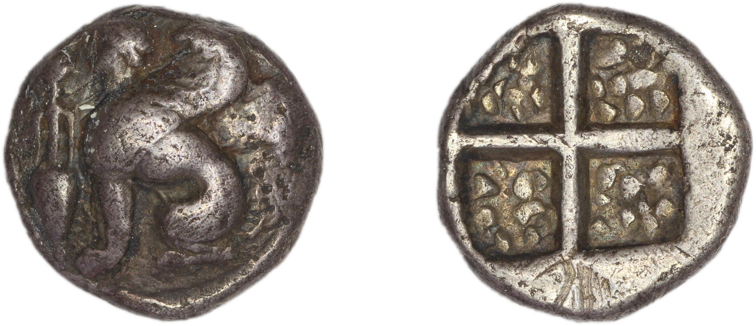 Chios Hardwick 1991 Chian 410-380 ar, аверс, Британский музей