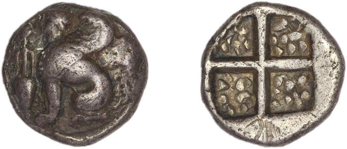 Chios Hardwick 1991 Chian 410-380 ar, реверс, Британский музей