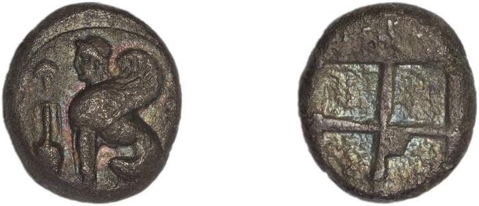 Chios Hardwick 1991 Chian 410-380 ar, реверс, Британский музей