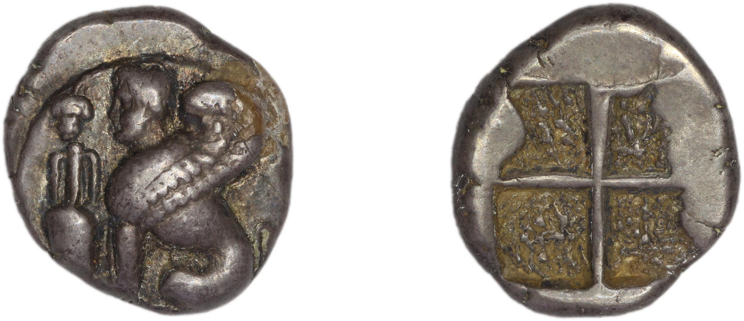 Chios Hardwick 1991 Chian 410-380 ar, аверс, Британский музей