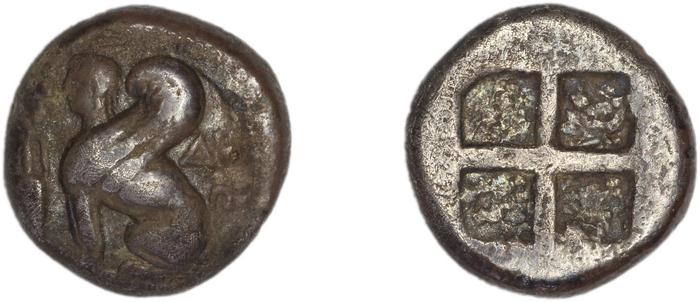 Chios Hardwick 1991 Chian 410-380 ar, реверс, Британский музей