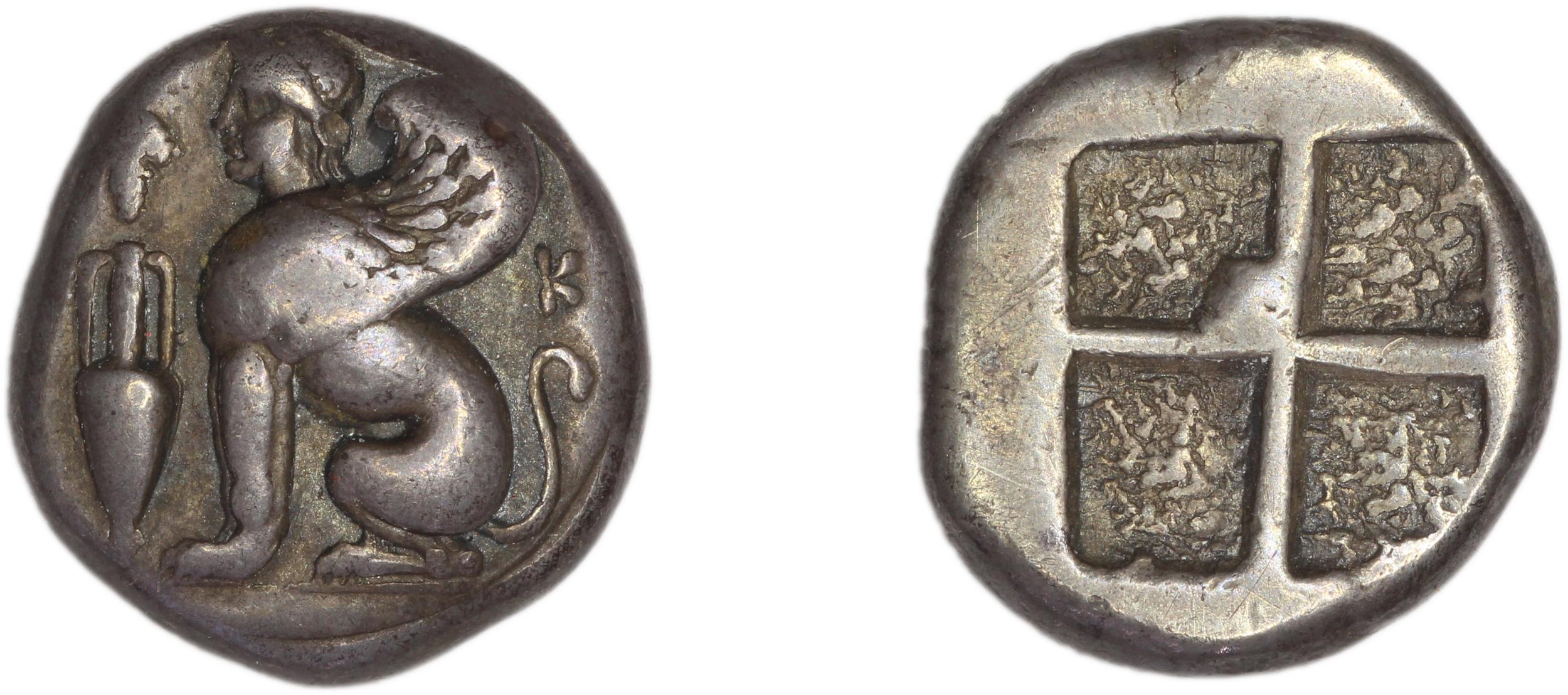 Chios Hardwick 1991 Chian 410-380 ar, аверс, Британский музей