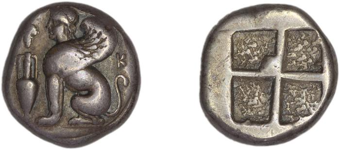 Chios Hardwick 1991 Chian 410-380 ar, реверс, Британский музей