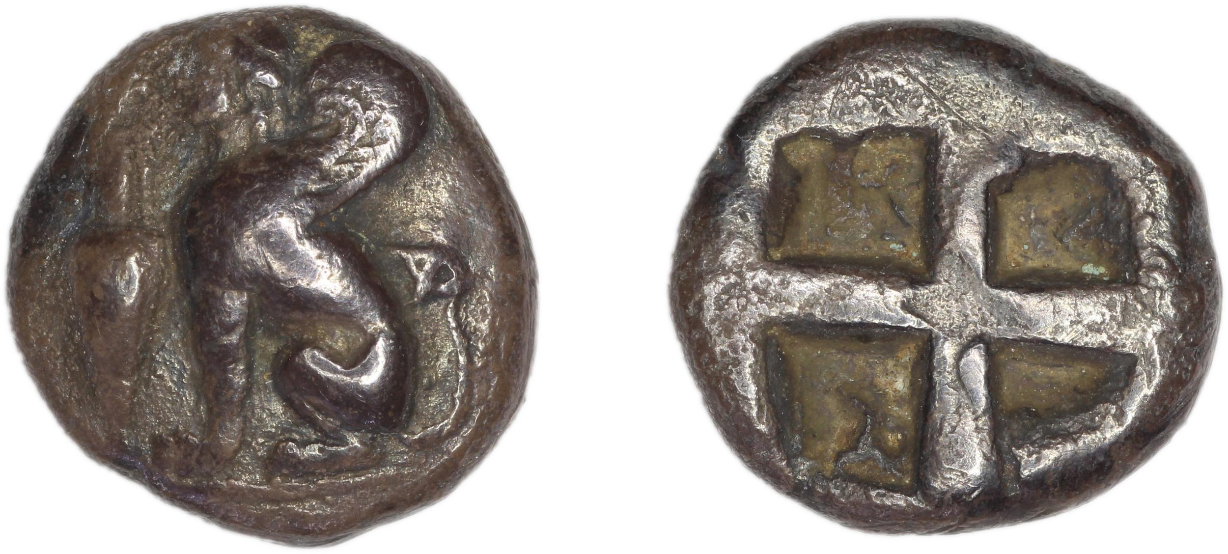 Chios Hardwick 1991 Chian 410-380 ar, аверс, Британский музей