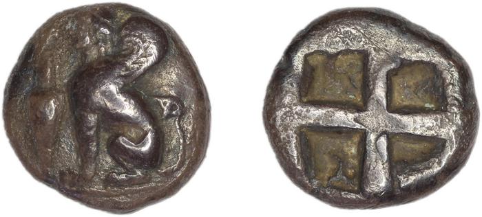 Chios Hardwick 1991 Chian 410-380 ar, реверс, Британский музей