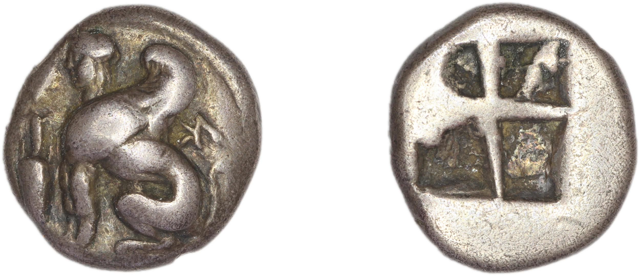 Chios Hardwick 1991 Chian 410-380 ar, аверс, Британский музей