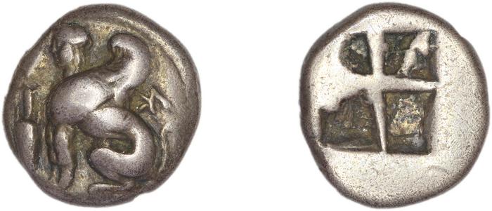 Chios Hardwick 1991 Chian 410-380 ar, реверс, Британский музей