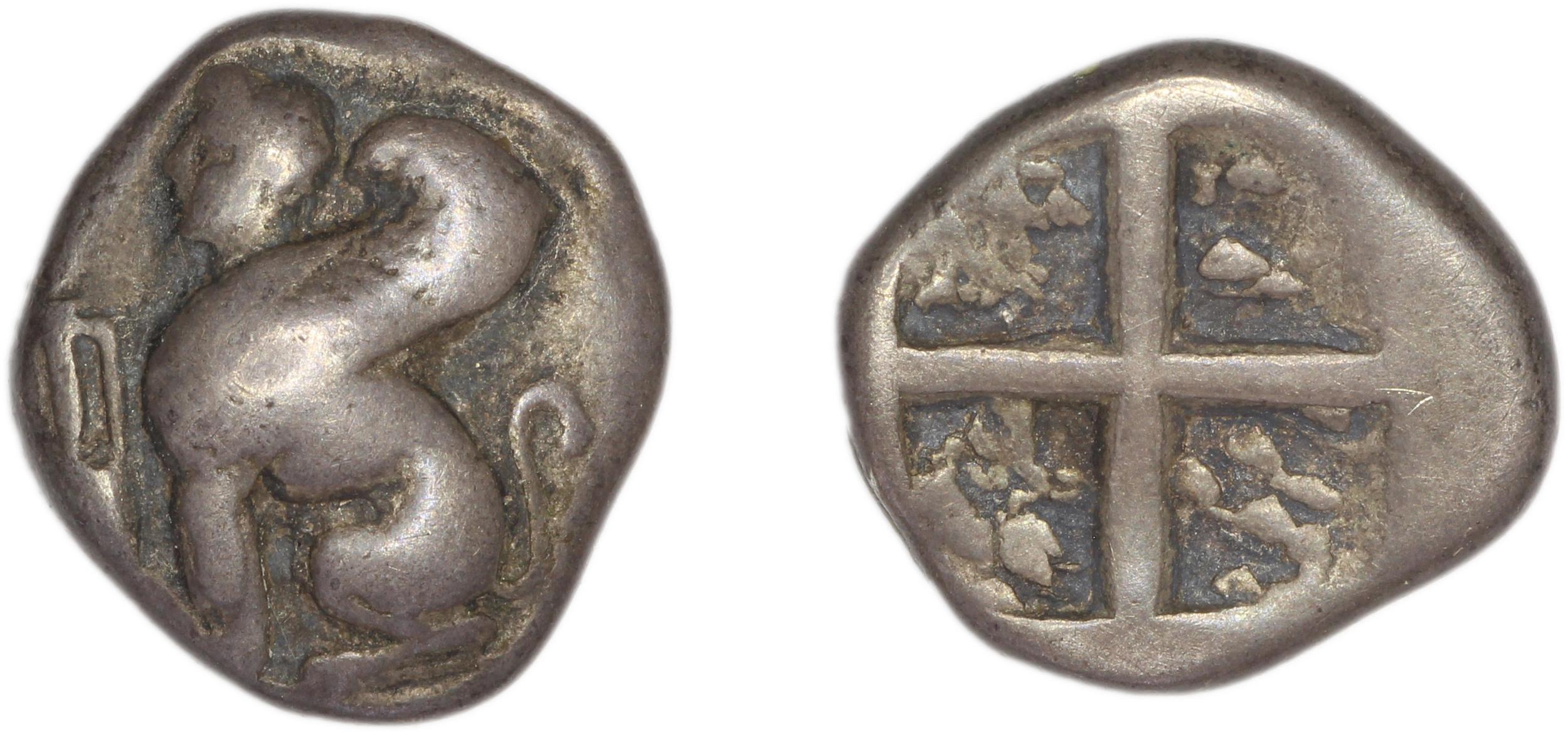 Chios Hardwick 1991 Chian 410-380 ar, аверс, Британский музей