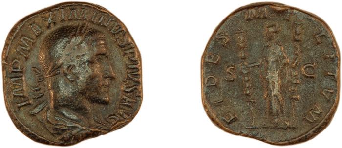 RIC IV Maximinus Thrax 43, реверс, bm