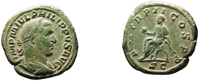 RIC IV Philip I 148A, реверс, bm