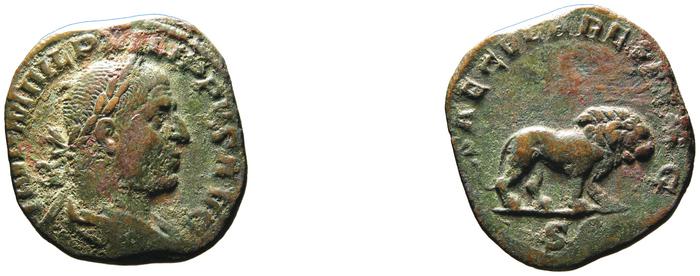 RIC IV Philip I 158, реверс, bm