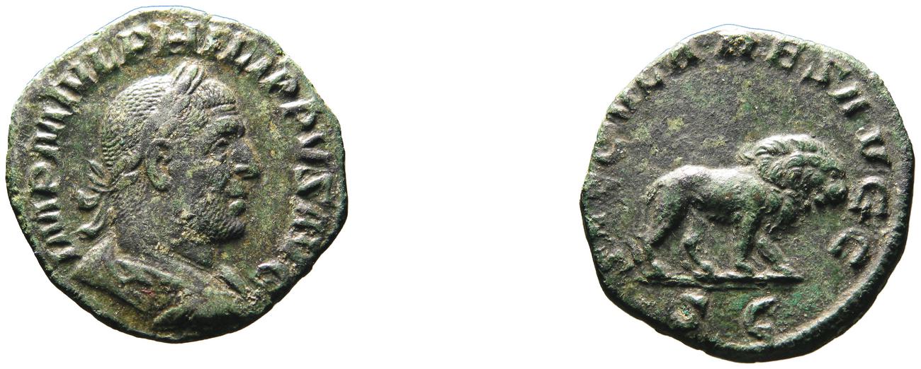 RIC IV Philip I 158, аверс, bm