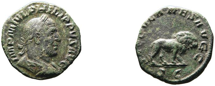 RIC IV Philip I 158, реверс, bm