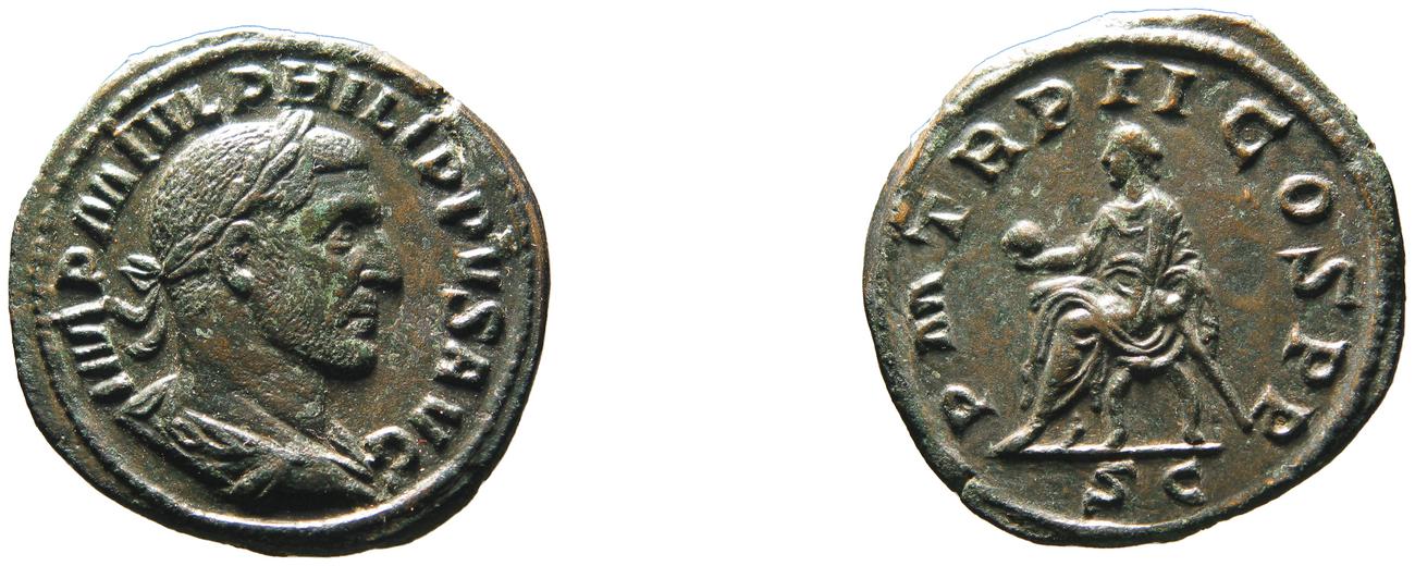 RIC IV Philip I 148A, аверс, bm