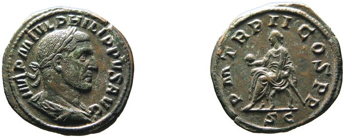 RIC IV Philip I 148A, реверс, bm
