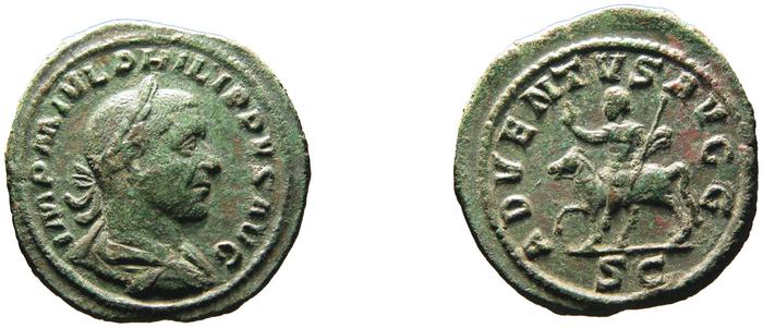 RIC IV Philip I 165, реверс, bm