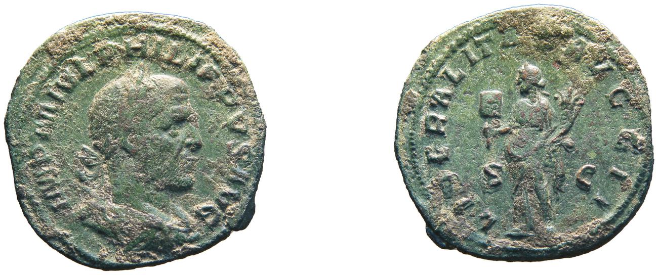 RIC IV Philip I 180A, аверс, bm