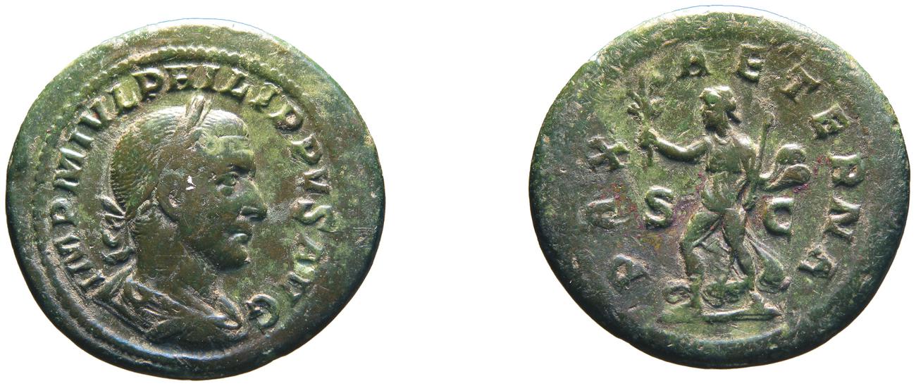RIC IV Philip I 185A, аверс, bm