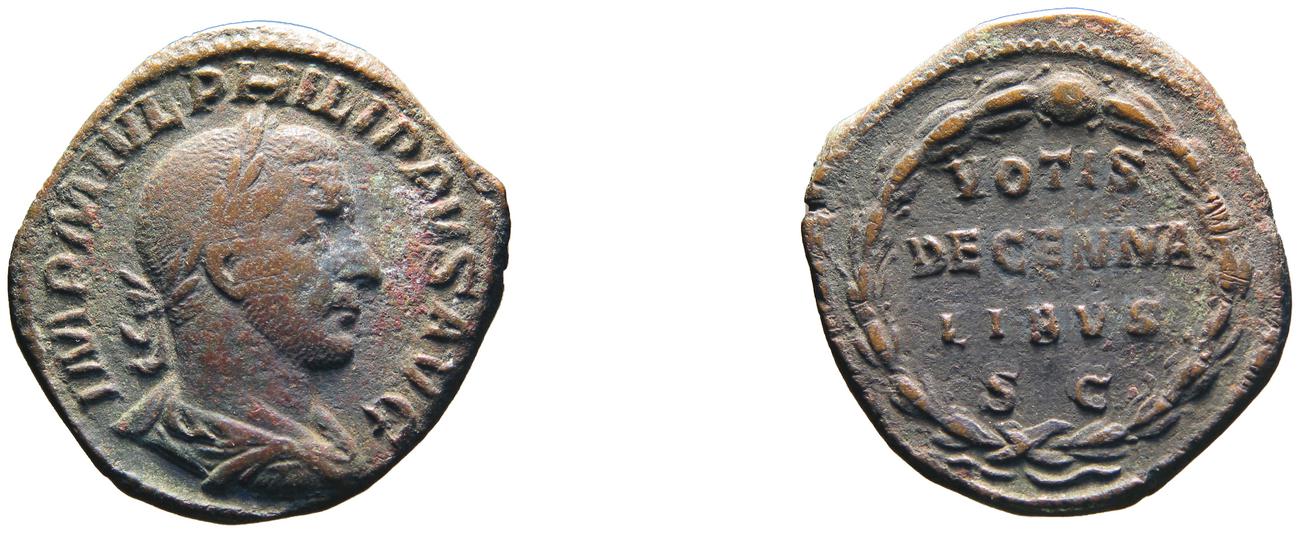 RIC IV Philip I 195A, аверс, bm